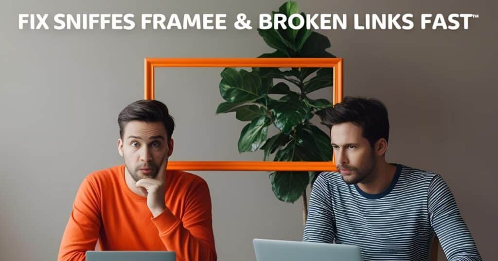 Fix Sniffies Orange Frame & Broken Links Fast